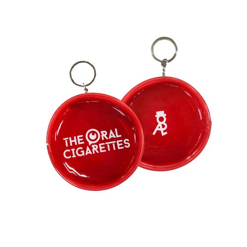 クリアコインケース/レッド