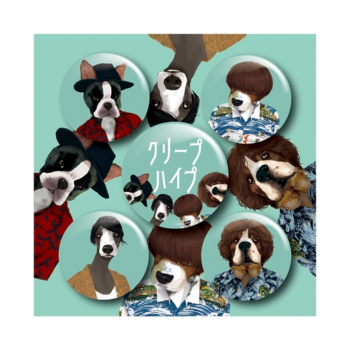 「犬」缶バッジ