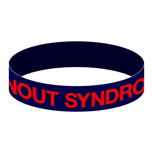 【BURNOUT SYNDROMES】『Who am I?』ラバーバンド/ネイビー