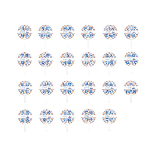 STU48 2期生　個別ネームPPうちわ