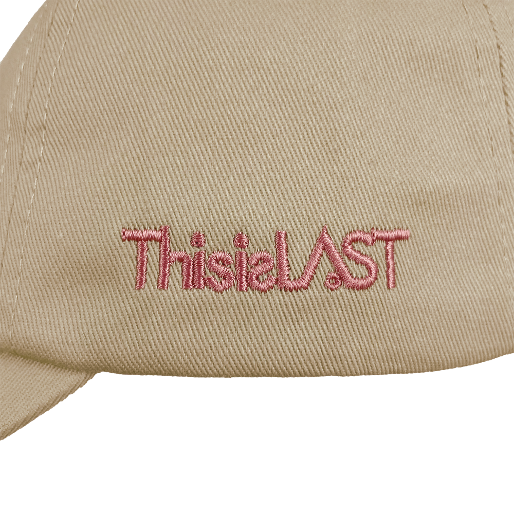 刺繍ロゴキャップ [ライトベージュ]