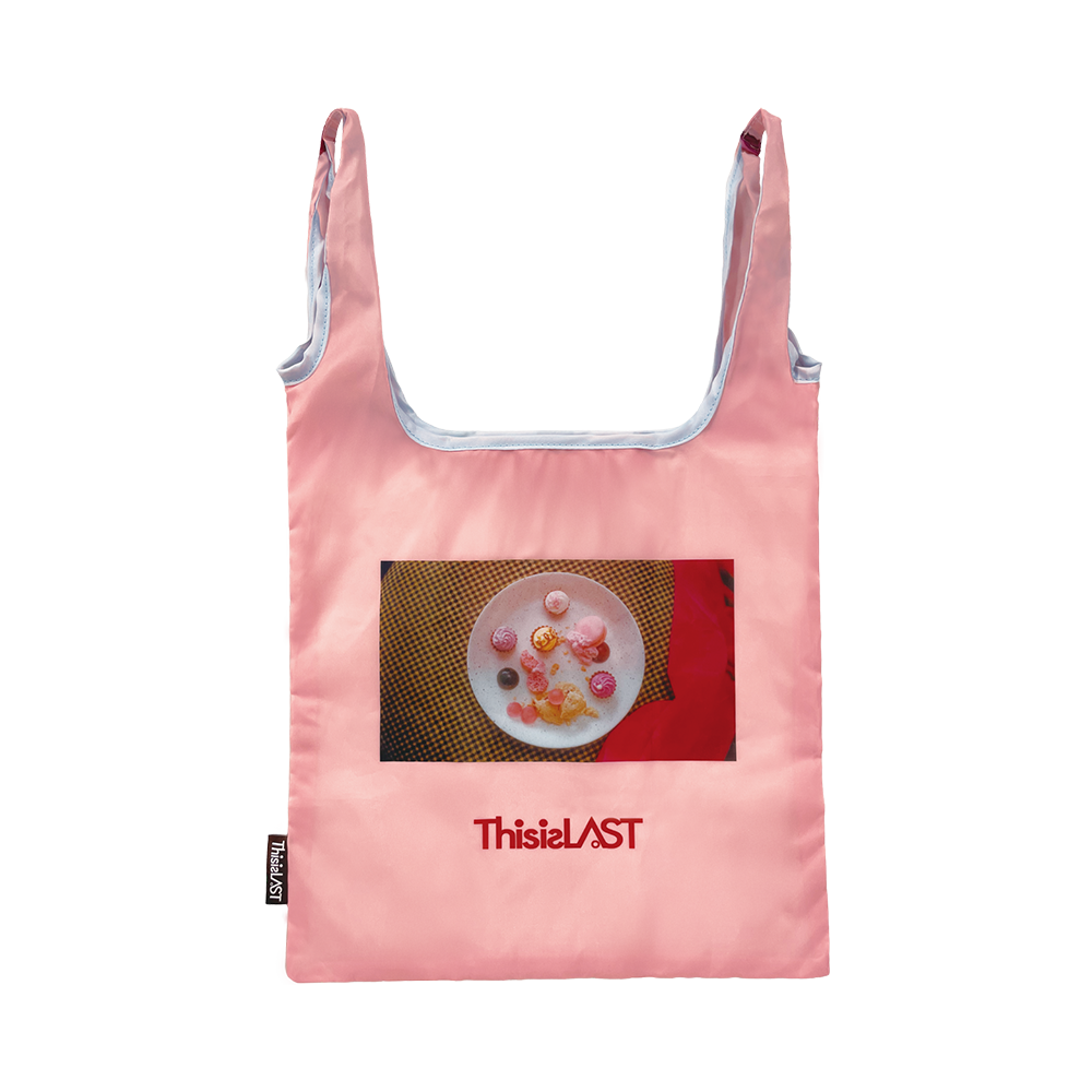 エコバック  [ライトピンク/AM・お菓子柄]