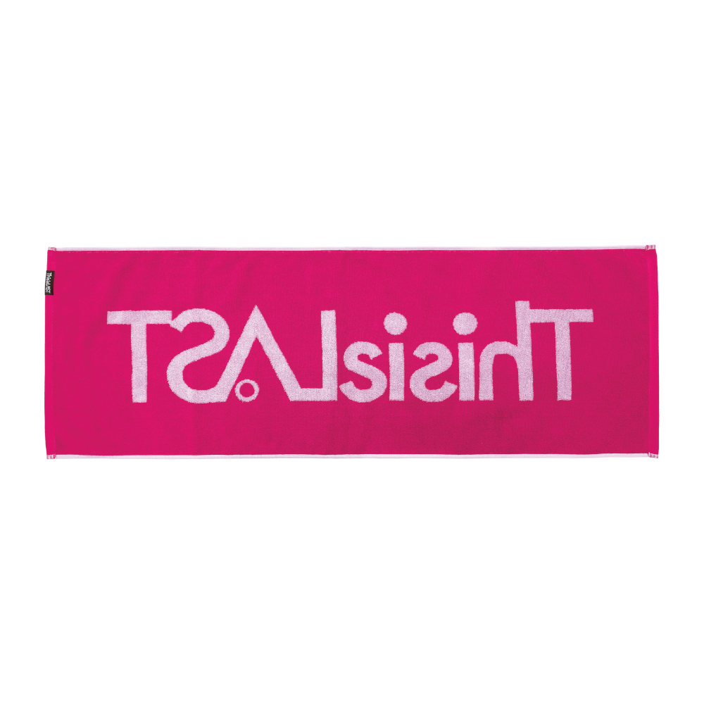 ロゴジャガードタオル [ピンクマゼンタ]