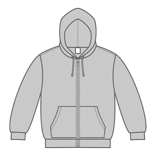 ツアー ダブルジップパーカー