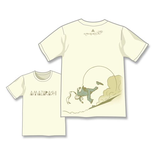 higashizm character T-shirts/ナチュラル