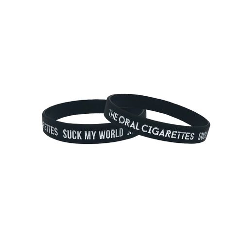 SUCK MY WORLD OFFICIAL SLIMラバーバンド/ブラック
