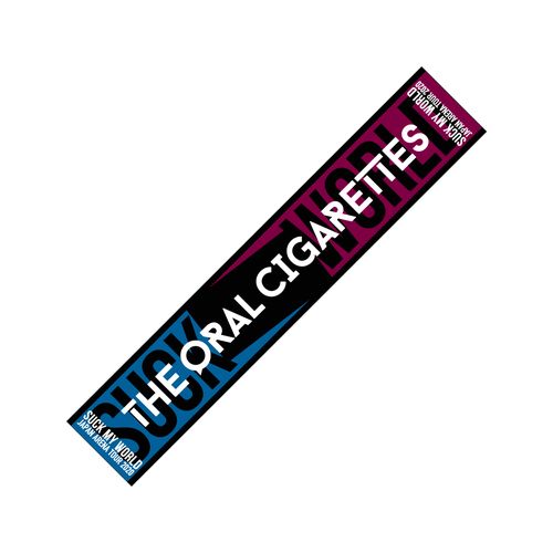 SUCK MY WORLD OFFICIAL マフラータオル/ブラック