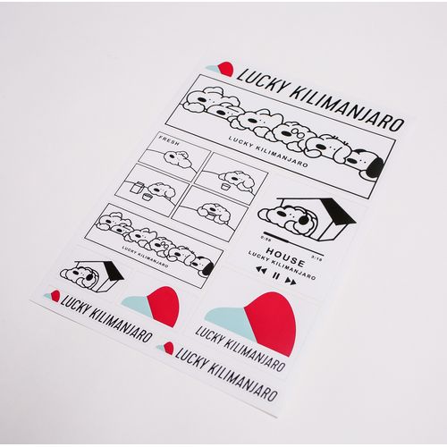 【Lucky Kilimanjaro】犬 シールセット