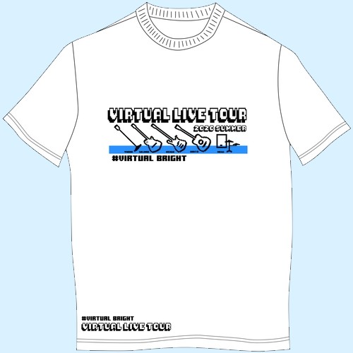 【バーチャルLIVE GOODS】バーチャルLIVE Tシャツ/ホワイト