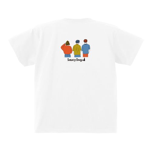 バックシルエットTシャツ2020ver/ホワイト