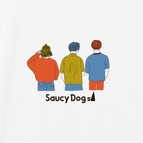 バックシルエットTシャツ2020ver/ホワイト