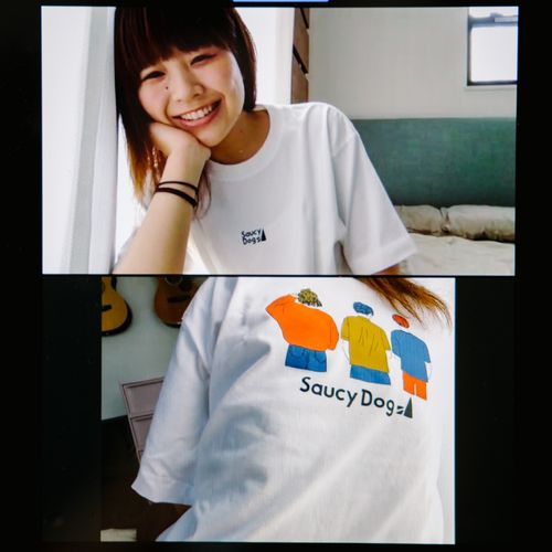 バックシルエットTシャツ2020ver/ホワイト