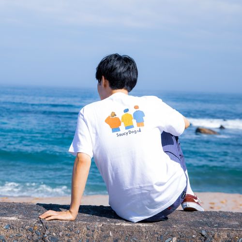 バックシルエットTシャツ2020ver/ホワイト