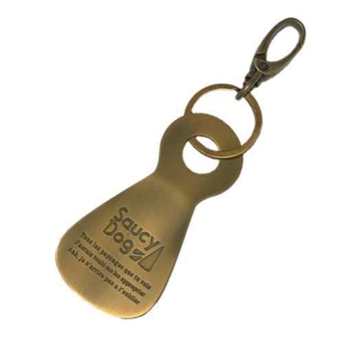 アンティークキーホルダー/ゴールド