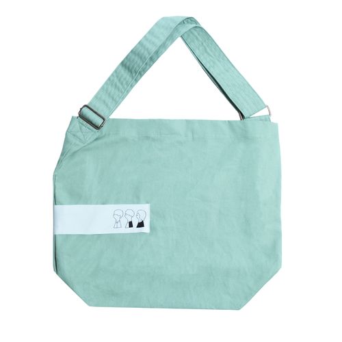 ショルダートートバッグ/ライトグリーン