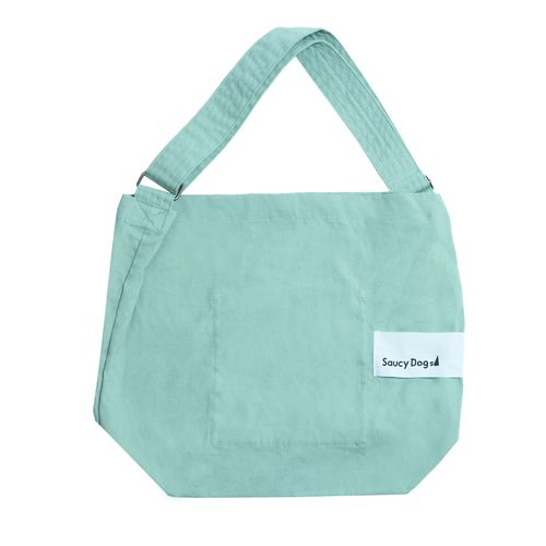 ショルダートートバッグ/ライトグリーン