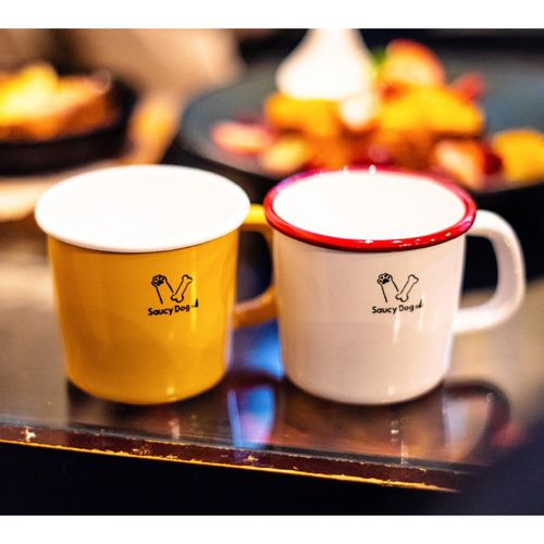 ホーローマグカップ/ホワイト