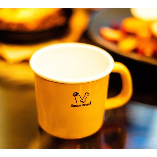 ホーローマグカップ/イエロー