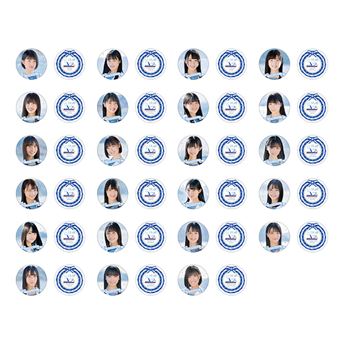 STU48 2期研究生 個別缶バッジ2個セット