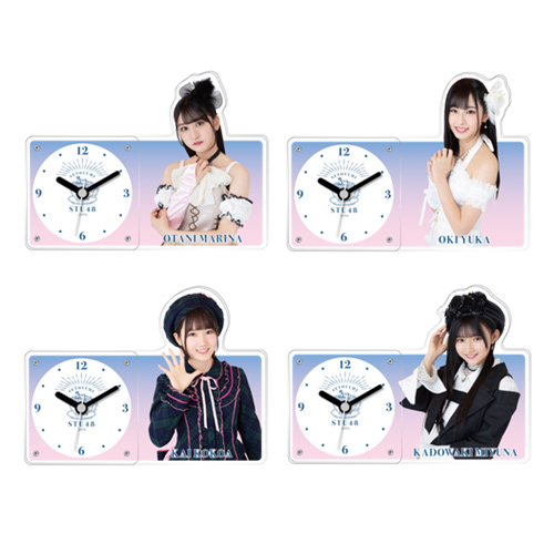STU48 個別アクリル時計