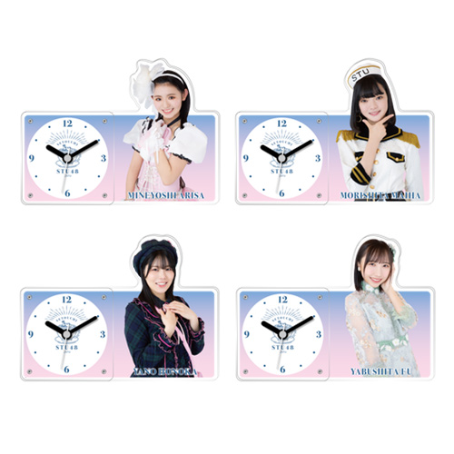 STU48 個別アクリル時計