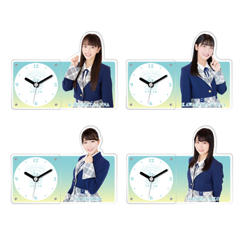 STU48 個別アクリル時計