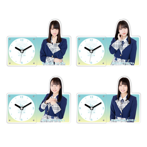 STU48 個別アクリル時計