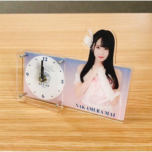 STU48 個別アクリル時計