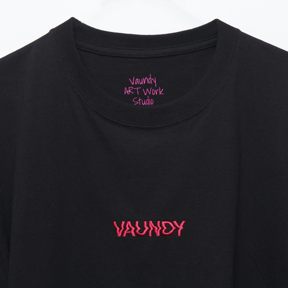 Logo T-Shirts Pink [Black]