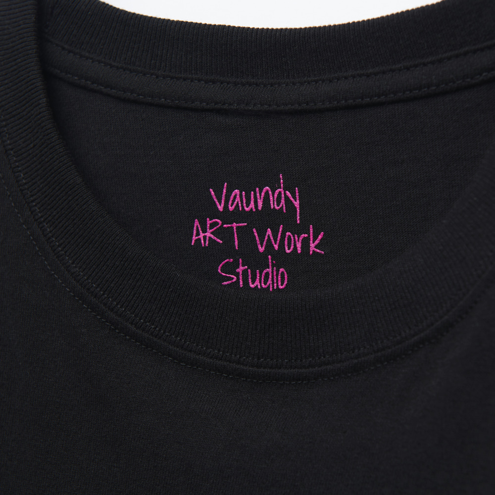Logo T-Shirts Pink [Black]