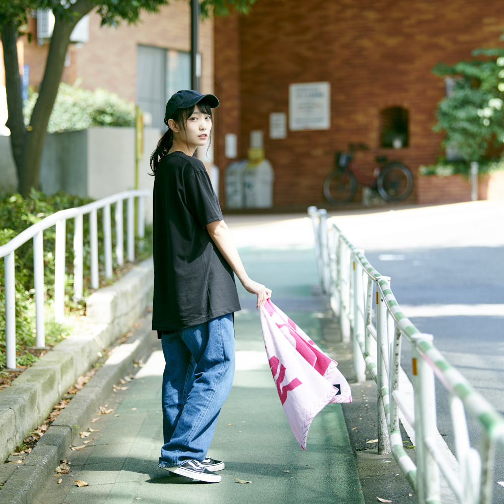 Logo T-Shirts Pink [Black]