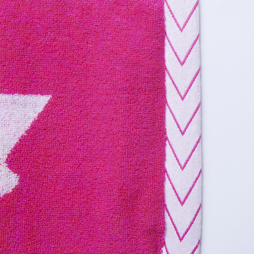 Logo Jacquard Towel [Pink×White]