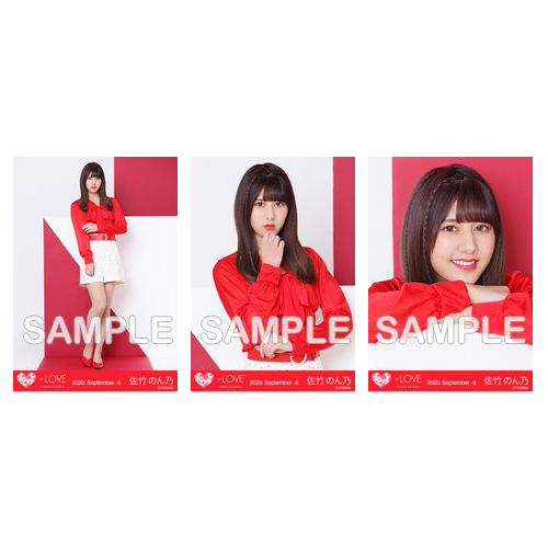 生写真セット(赤白衣装)