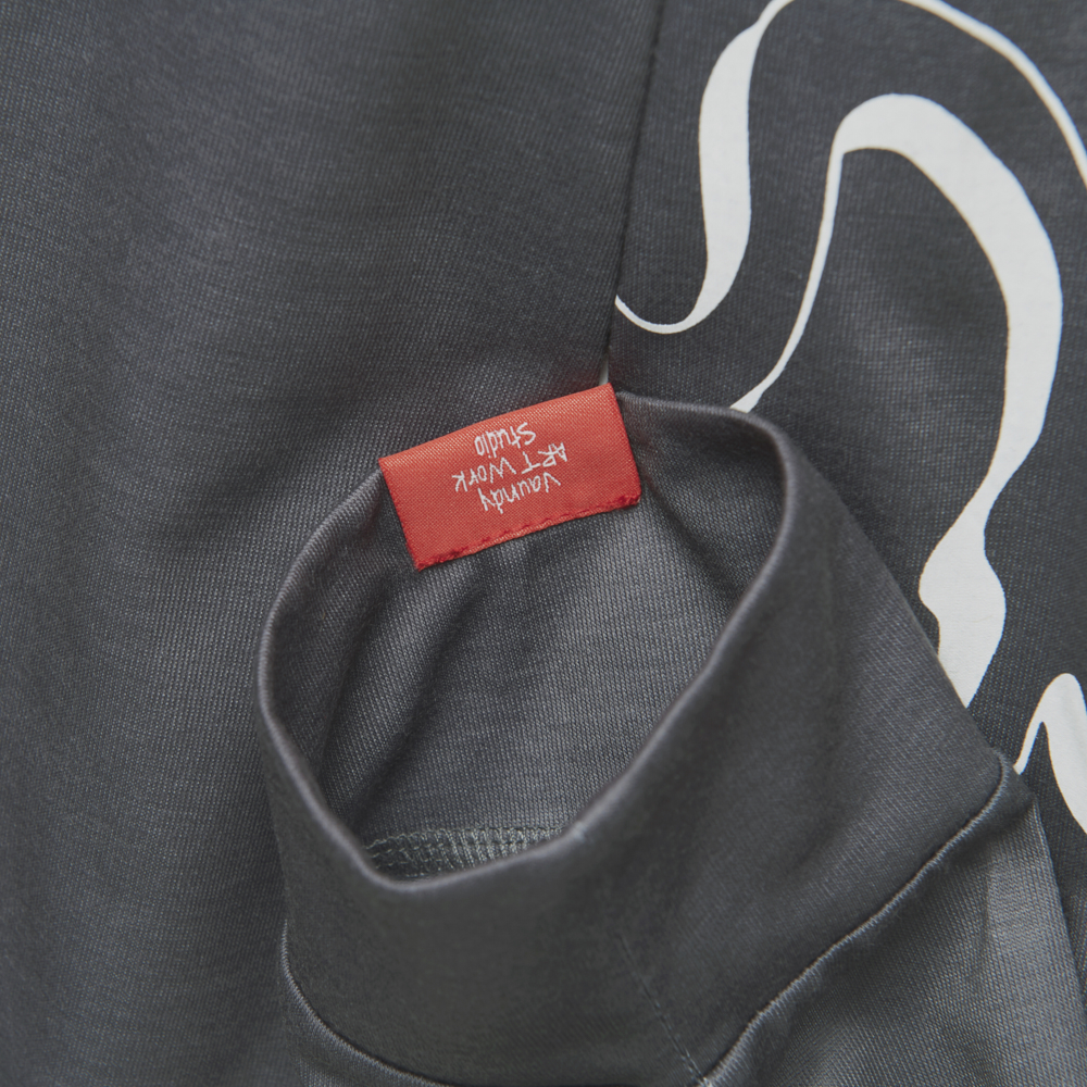 Long Sleeve T-Shirts・Fukakouryoku [Gray]