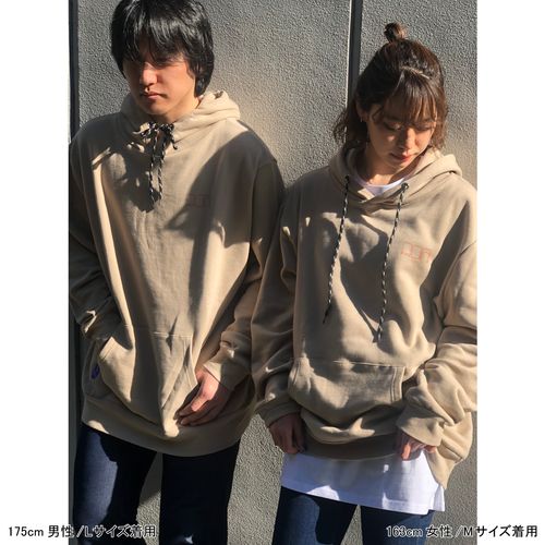 モン吉 別注プルーオーバーフーディー "Monkichi original products.”