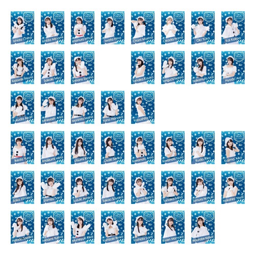 STU48 【Christmas 2020】個別A3クリアポスター