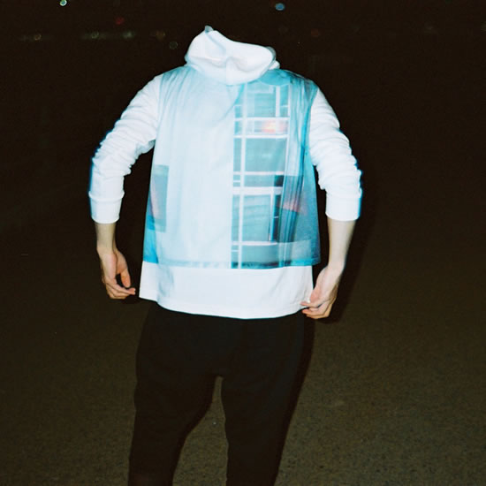 NF06 PHOTO MESH PARKA(white)