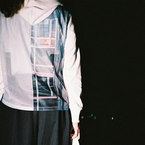 NF06 PHOTO MESH PARKA(white)