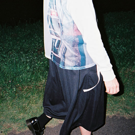 NF06 PHOTO MESH PARKA(white)