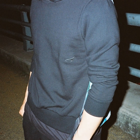 NF07 PHOTO MESH PARKA(black)