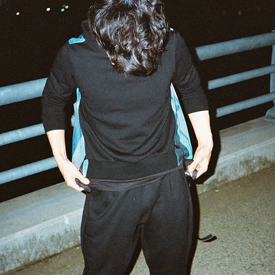 NF07 PHOTO MESH PARKA(black)