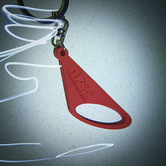 NFSC SEARCH LIGHT KEY HOLDER Red