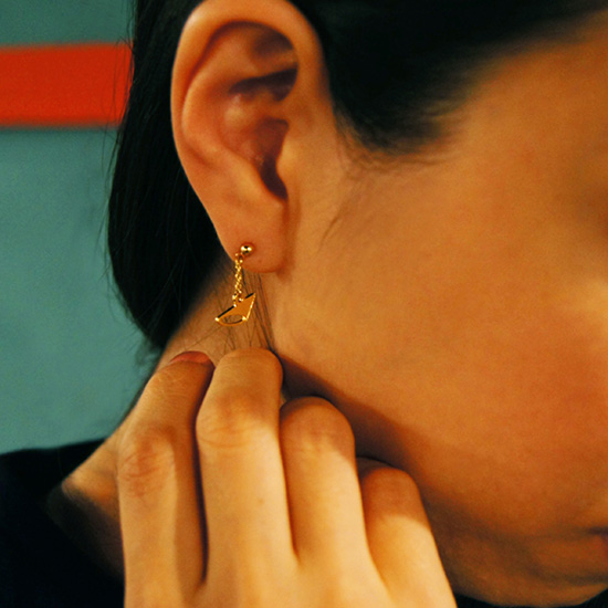 NFSC SEARCH LIGHT PIERCED EARRING