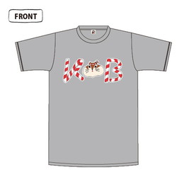 せっとリスのまかせな祭Tシャツ/グレー