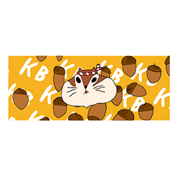 せっとリスのよくばりタオル