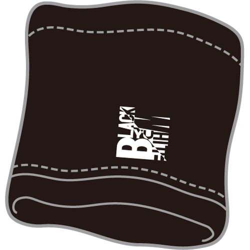 黒白ネックウォーマー