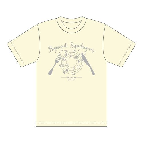 【BURNOUT SYNDROMES】注文の多い料理店グランドオープン　Tシャツ/アイボリー