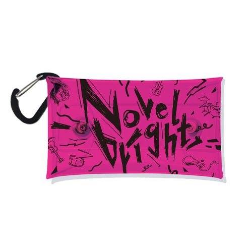 クリアケース　ピンク