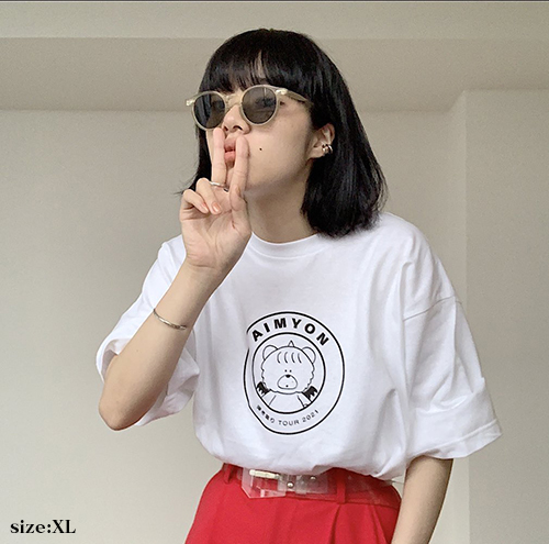 キズコイTシャツ/ホワイト 【AIMYON 弾き語り TOUR 2021“傷と悪魔と恋をした!”】