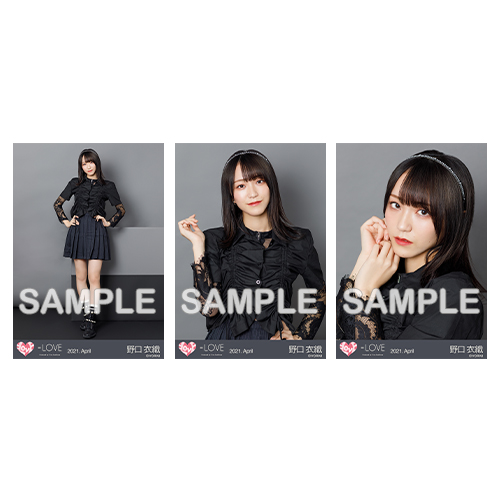 生写真セット(冬ツアー白黒衣装)